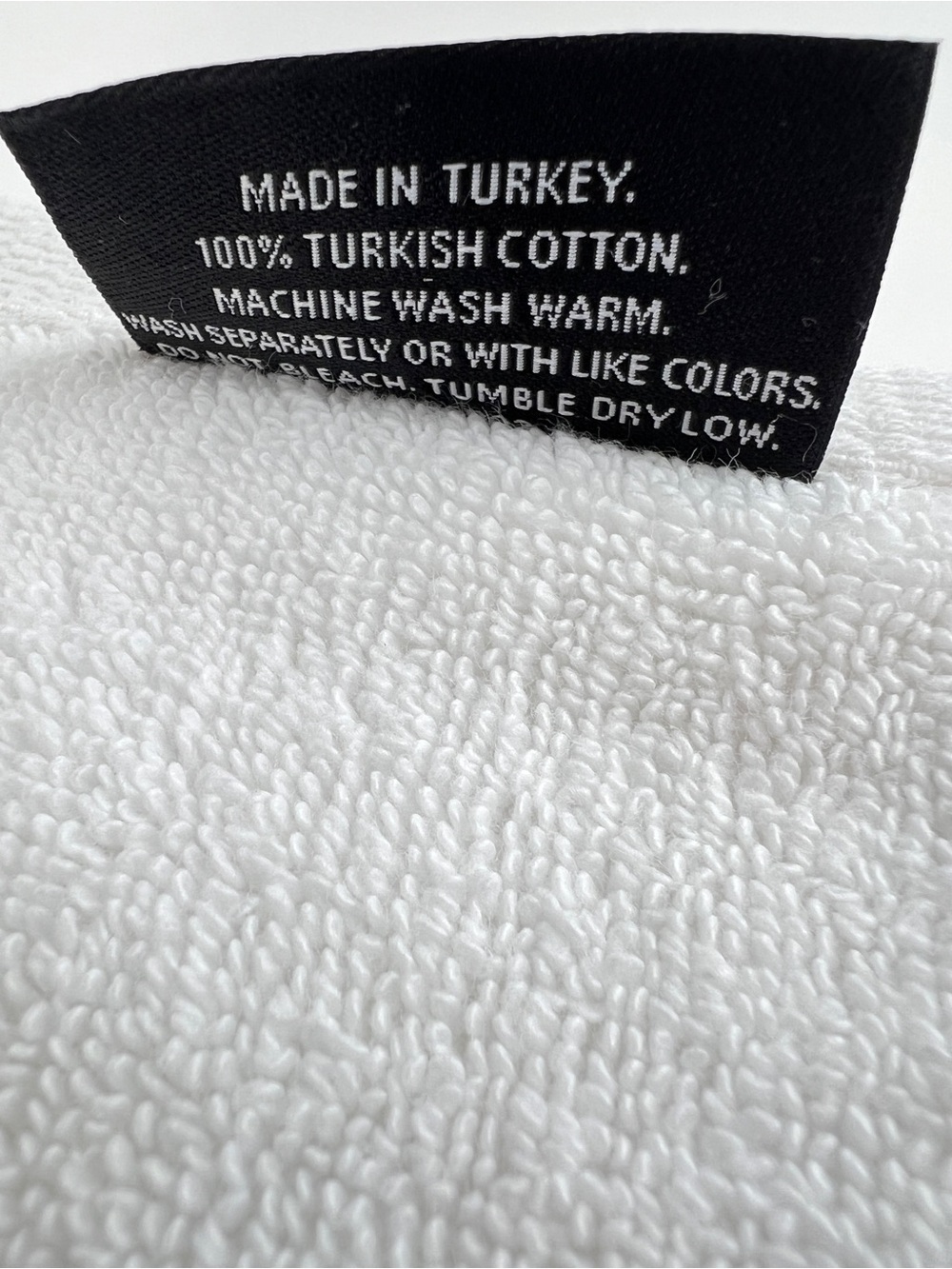 Hotel Balfour Bath Towels White Waffle Made in Turkey Soft Cotton 2 Pc Set NEW - Picture 8 of 8